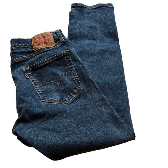 Levi's 505 Jeans 32 X 30 Blue Cotton 5 pocket - Picture 1 of 10
